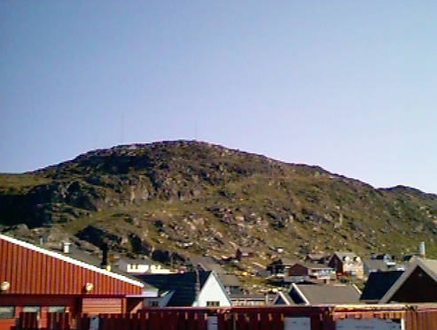 Fjeldet st for byen (Qaqortoq)