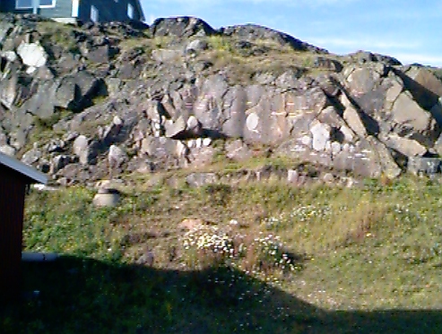 Der er ogs hvaler p fjeldet(Qaqortoq)